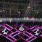 nice LED display and DJ Booth ,Triangle background wall-P5