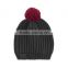 Custom cute pure colour baby boy knitted hat