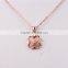 Wholesale fashion silver 925 lady butterfly pendant setting artificial stone jewelry