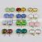 JFG0504 Wholesale crystal gemstone bezel square connectors