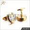 Good Quality Eco-Friendly Copper Gold Watch Cufflinks