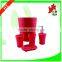 Hot Sales 4pcs palstic bathroom accessory sets