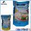 eight-side sealed dog food bag with zipper /Printed Bottom gusset dog food bag