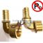 NSF free lead brass pex coupling for water