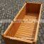 outdoor garden wooden rectangular planter box