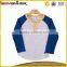 Factory price custom design cotton o-neck long sleeve raglan kids shirt