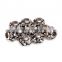 Hot Selling Rhinestone 10 pcs Black Color Glass Beads Loose Beads