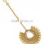 Indian Gold Plated Chandelier Design Crystal Made Earring With Maang Tikka For Women