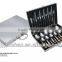 24pcs cutlery spoon fork knife tea spoon sets in wooden box and low price