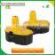 High Quality Dewalt replacement battery pack 18V 3Ah ni-mh batteries