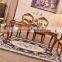 Dining room furniture antique carving wooden rectangle dining table