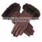 Women's Silk Lined Sheepskin Leather Gloves