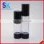 Nice black color plastic lotion pump cosmetic airless bottle 30ml 50ml