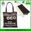 High design and quality PU leather tote handbag bag and clutch bag
