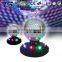 4'disco mirror ball decoration christmas with color LED