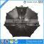 Durable Uv protect black metal wholesale big folding umbrella