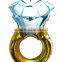 Diamond ring balloon customized shape wholesale children gift