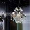 Hot Selling to Houston Texas K9 Crystal Chandeliers With Chrome Stainless Steel Pendant Lamp STD155-28A