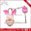 pink pig shape mini lock