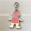 New Arrival Black Green Red White Pink Enamel Boy Charm