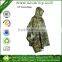 Mexican CP camouflage Rip stop 210T nylon with PVC coating military poncho