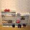 wooden carved plastic movable shabby chic shoe rack