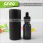 cheap 30ml black childproof temper proof glass dropper bottle for cigrette e juice