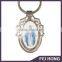 Hot Sale Customized Virgin Mary zinc alloy material digital printed keychains