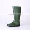 Manufacturer cheap green pvc rain boots without steel toe, cheap plastic pvc rain boots