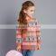 DK0034 dave bella 2015 autumn girls boutique sweater children's clothes girls jacquard sweater children's fashionable sweater