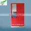 New Style Design 2 Door Fashion Steel bedroom colorful wardrobe