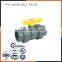 PVC female thread two union ball valve