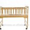 Safe& Eco-friendly Bamboo single baby bed ,2015 newbaby cot/baby cribs