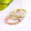 Multi-color Charming wholesale jewelry fashion diamond engagement ring zircon ring
