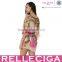 RELLECIGA 2016 Jungle Leaf Sheer Chiffon Beach Dress
