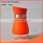 390ML GLASS SPICE BOTTLE WITH ORANGE LID