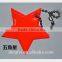 wholesale promotional PVC materical Reflective safety pendant keychain