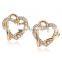 fashion gold earring designs new model kendra scott heart earrings for girls