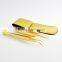 Gold plated eyelash extension tweezers set