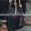 Custom waxed denim leather tote bag with pockets                        
                                                Quality Choice