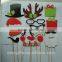 Hostess Glass Moustache Shaped Photo Props Christmas Party Mask