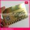 New design gold sand surface metal VIP card