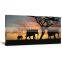 African Lanscape Elephant Giclee Printing Canvas Art For Livingroom DWYS31