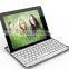 hot sale for ipad 2/3 alunminum wireless bluetooth 4.0 keyboard laser bluetooth keyboard