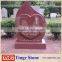 double heart shaped headstone tombstone with good price