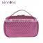 Promotional fashionable check cosmetic bag wholesale with handle