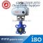 PN6~PN40 cheapest PTFE sealing Stainless steel motorized butterfly valve