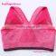 High Quality Wholesale Zip Seamless Yoga Sports Bra Custom