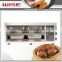 WISE Commercial Countertop Heated Holding Cabinet 2 Layers For Fast Food Use