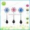 Fiber flower garden motion stake solar LED light